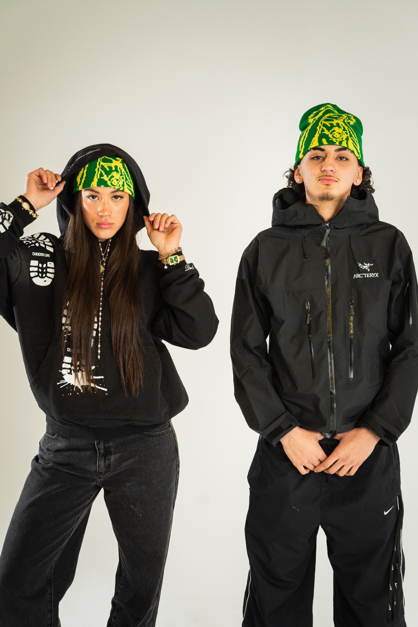 Lookbook shoot on the Creative District cyclorama